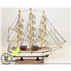 Image 1 : "CONFECTION" WOOD SAIL SHIP REPLICA.