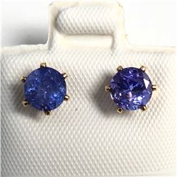 TANZANITE(1.54CT) EARRINGS
