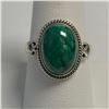 Image 1 : SILVER MALACHITE RING