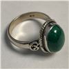 Image 3 : SILVER MALACHITE RING