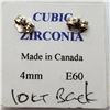 Image 4 : 14K CZ EARRINGS