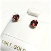 Image 2 : 10K GARNET(0.64CT) EARRINGS