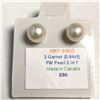 Image 3 : 10K GARNET(0.64CT) EARRINGS