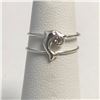 Image 1 : SILVER CZ RING