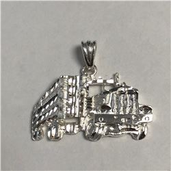 SILVER TRUCK PENDANT