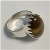Image 3 : SILVER TIGER EYE RING