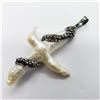 Image 3 : SILVER FREE FORM PEARL NECKLACE