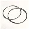 Image 3 : SILVER LARGE HOOP EARRINGS