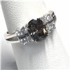 Image 2 : SILVER RAINBOW TOPAZ CZ RING