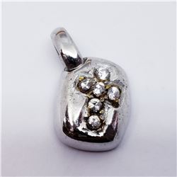 SILVER CZ PENDANT