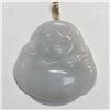 Image 1 : 14K  JADEITE BUDDHA PENDANT