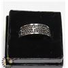 Image 1 : STAINLESS STEEL RING WITH CROSSES RUNNING ALONG