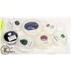 Image 1 : OVER 80 CARATS OF GENUINE RUBY, EMERALD, SAPPHIRE