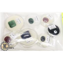 OVER 80 CARATS OF GENUINE RUBY, EMERALD, SAPPHIRE