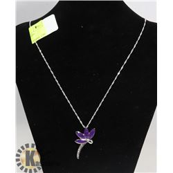 DRAGONFLY PENDANT AND NECKLACE SET