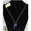 Image 1 : DRAGONFLY PENDANT AND NECKLACE SET