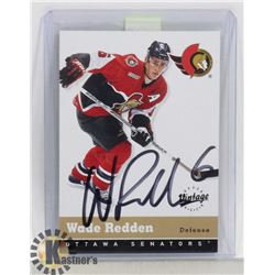 WADE REDDEN OTTAWA SENATORS SIGNED CARD