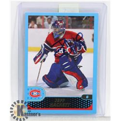JEFF HACKETT MONTREAL CANADIENS SIGNED CARD