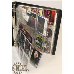 BINDER OF MIXED SPORTS COLLECTABLES & PROMO OFFERS