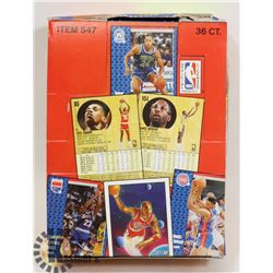 BOX OF 1991 FLEER BASKETBALL CARDS