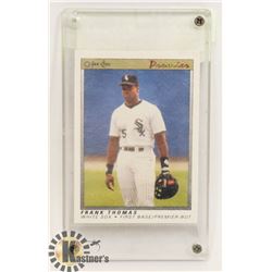 1990 OPC PREMIER FRANK THOMAS BASEBALL ROOKIE CARD