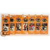 Image 1 : LOT OF 7 NHL MATCHING HOCKEY CARD AND PIN SETS