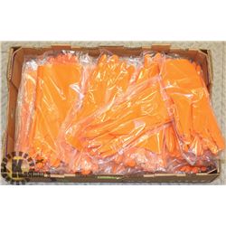 LOT OF HEAVY DUTY RUBBER GLOVES
