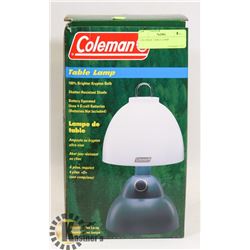 COLEMAN TABLE LAMP.