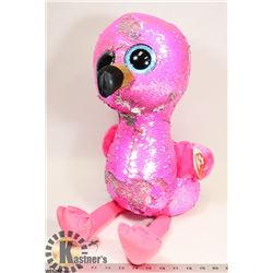 LARGE TY FLIPPABLES PINKY STUFFED ANIMAL.