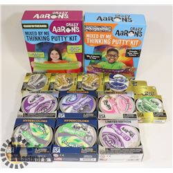 LOT OF 2 CRAZY AARONS THINKING PUTTY KITS WITH