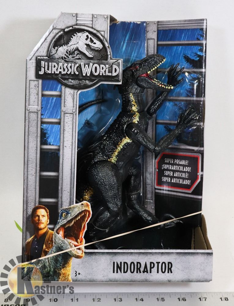 JURASSIC WORLD INDORAPTOR FIGURE.