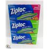 Image 1 : BAG OF ZIPLOC BAGS INCL: SANDWICH & SNACK BAGS