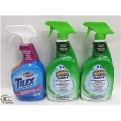 2 BOTTLES OF SCRUBBING BUBBLES BATHROOM CLEANER