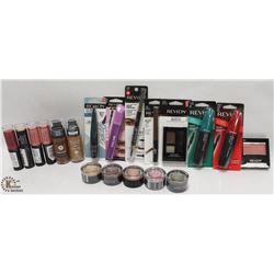 BAG OF ASSORTED REVLON BEAUTY PRODUCTS INCL:
