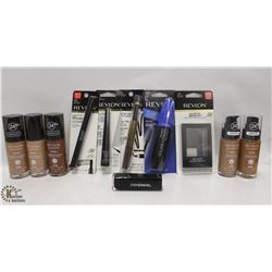 BAG OF ASSORTED REVLON BEAUTY PRODUCTS INCL: