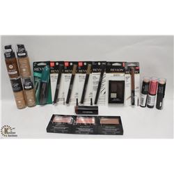 BAG OF ASSORTED REVLON BEAUTY PRODUCTS INCL: