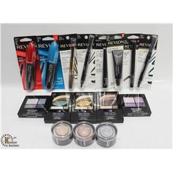 BAG OF ASSORTED REVLON BEAUTY PRODUCTS INCL: