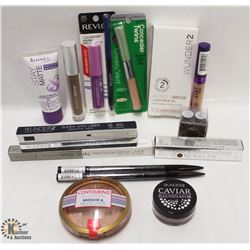 BAG OF ASSORTED COSMETIC PRODUCTS INCL: REVLON
