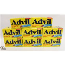 8 BOXES OF ADVIL CAPLETS. 100 CAPLETS PER BOX