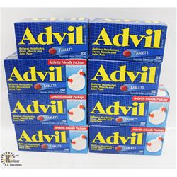 8 BOXES OF ADVIL TABLETS