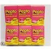Image 1 : 6 BOXES OF PEPTO BISMOL CHEWABLES