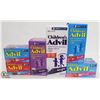 Image 1 : BAG OF ASSORTED CHILDREN'S ADVIL PRODUCTS INCL.