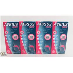 4 BOXES OF AERIUS KIDS DESLORATADINE SYRUP