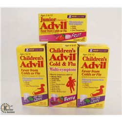 BAG OF ASSORTED CHILDREN'S ADVIL PRODUCTS INCL.