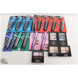 BAG OF ASSORTED REVLON BEAUTY PRODUCTS INCL.