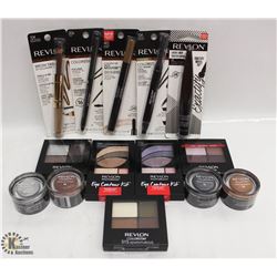 BAG OF ASSORTED REVLON BEAUTY PRODUCTS INCL.