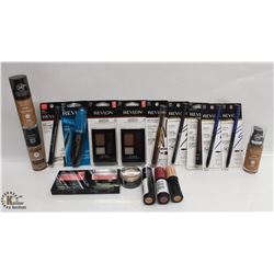 BAG OF ASSORTED REVLON BEAUTY PRODUCTS INCL.