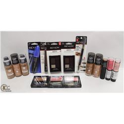 BAG OF ASSORTED REVLON BEAUTY PRODUCTS INCL.