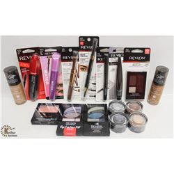 BAG OF ASSORTED REVLON BEAUTY PRODUCTS INCL.