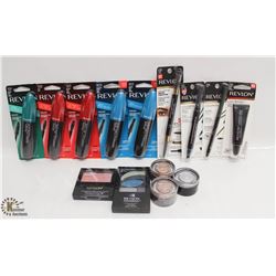 BAG OF ASSORTED REVLON BEAUTY PRODUCTS INCL.